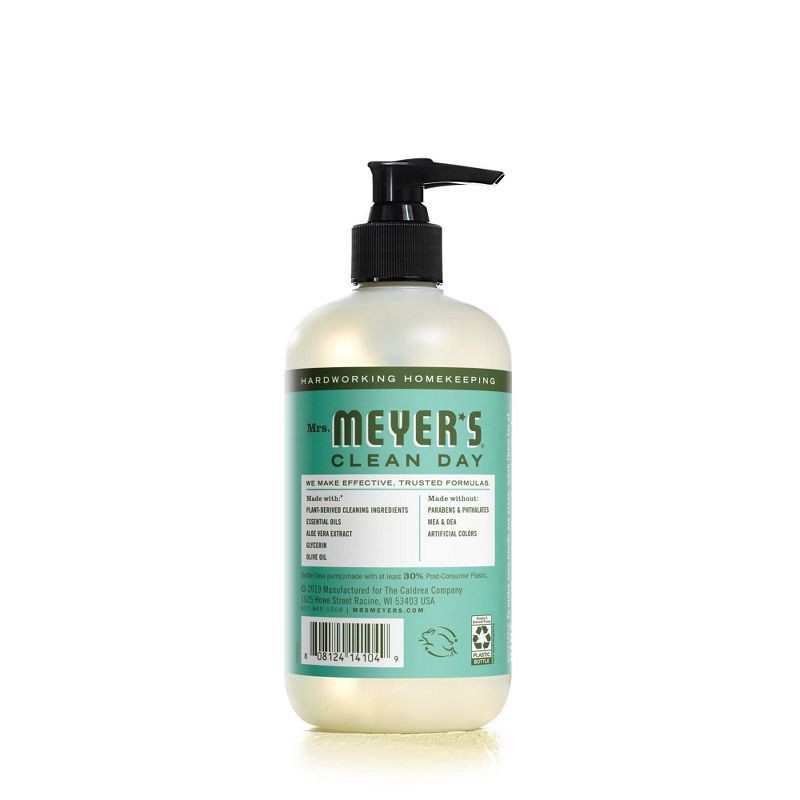 slide 2 of 4, Mrs. Meyer's Clean Day Basil Scent Liquid Hand Soap - 12.5 fl oz, 12.5 fl oz