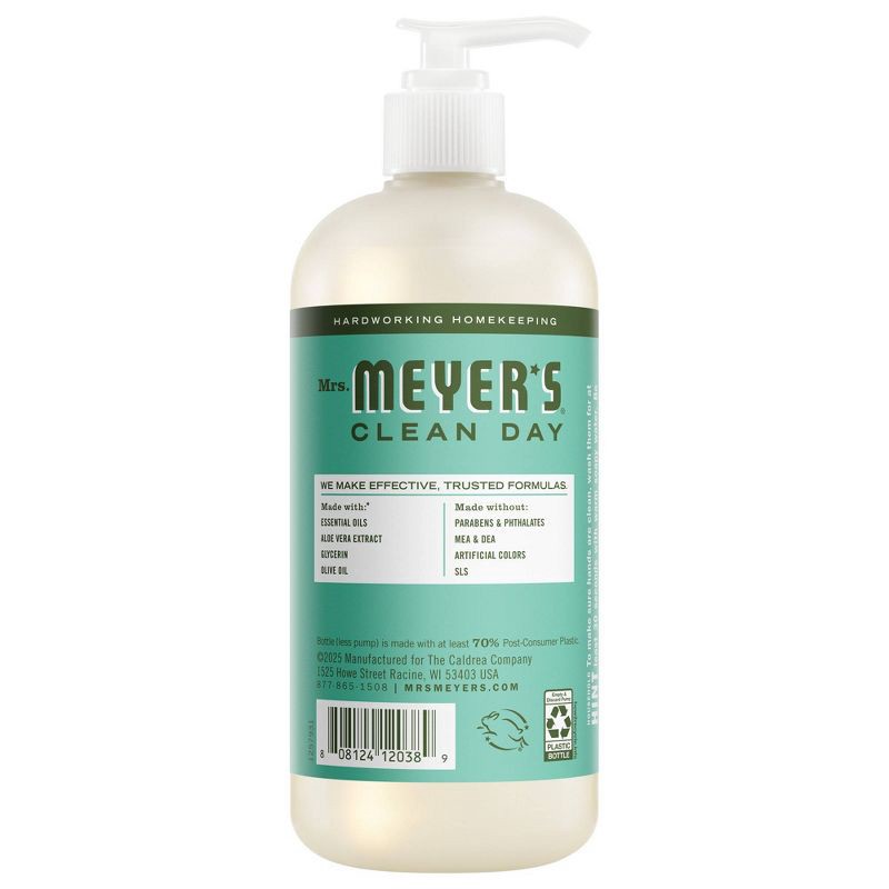 slide 2 of 8, Mrs. Meyer's Clean Day Basil Scent Liquid Hand Soap - 12.5 fl oz, 12.5 fl oz