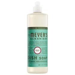 Mrs. Meyer's Clean Day Basil Scent Liquid Dish Soap - 16 fl oz
