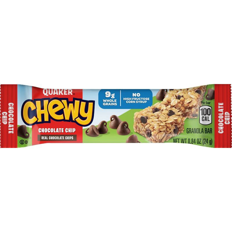 slide 8 of 11, Quaker Chewy Chocolate Chip Granola Bars - 6.7oz/8ct, 6.7 oz, 8 ct