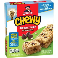 Quaker Chewy Chocolate Chip Granola Bars - 6.7oz/8ct