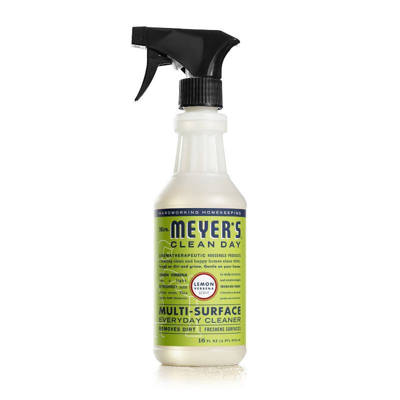 slide 1 of 7, Mrs. Meyer's Clean Day Lemon Verbena Multi-Surface Everyday Cleaner - 16 fl oz, 16 fl oz