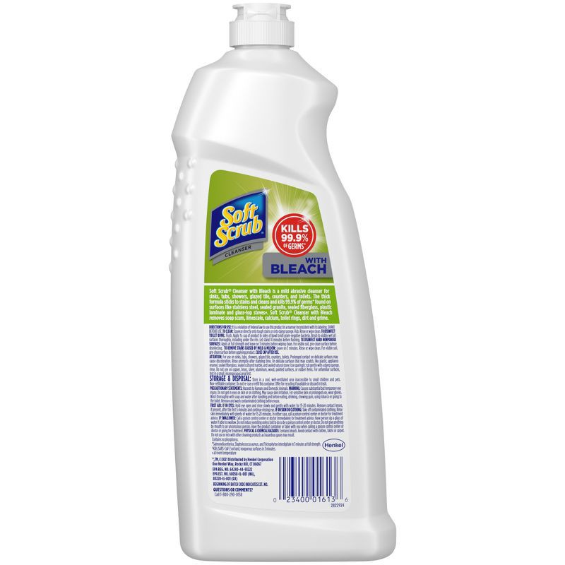 slide 2 of 9, Soft Scrub Cleanser with Bleach Surface Cleaner - 36oz, 36 oz