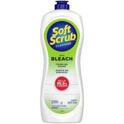 Soft Scrub Cleanser with Bleach Surface Cleaner - 36oz: Cream, Phosphorus-Free, For Ceramic & Porcelain Sink