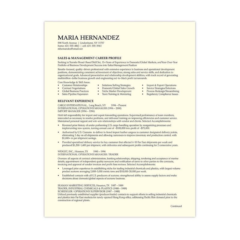 slide 3 of 4, 8.5" x 11" 75-Sheet 100% Cotton Résumé Paper 32 lb Wove Finish, Ivory - Southworth, 32 lb