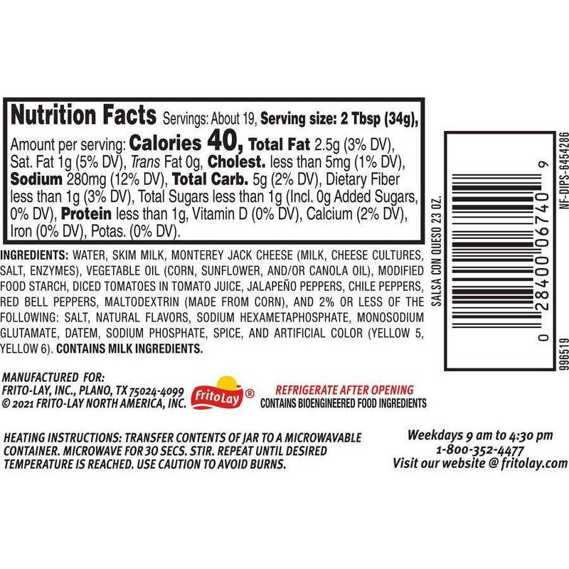 slide 7 of 7, Tostitos Salsa Con Queso Dip - 23oz, 23 oz