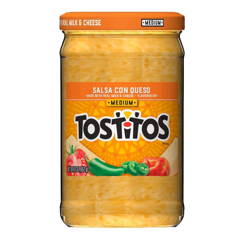 slide 1 of 7, Tostitos Salsa Con Queso Dip - 23oz, 23 oz
