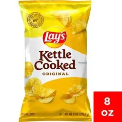 Lay's Kettle Cooked Original Potato Chips - 8.0oz