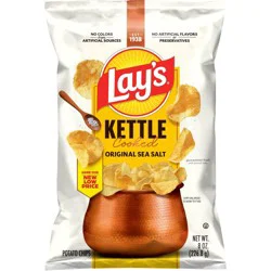 Lay's Kettle Cooked Original Potato Chips - 8oz