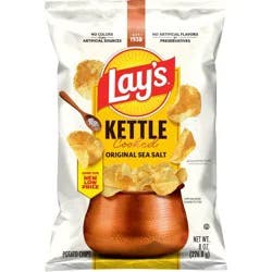 Lay's Kettle Cooked Original Potato Chips - 8oz