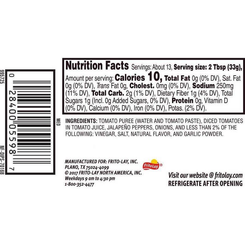 slide 9 of 9, Tostitos Chunky Salsa Medium - 15.5oz Dip, 15.5 oz