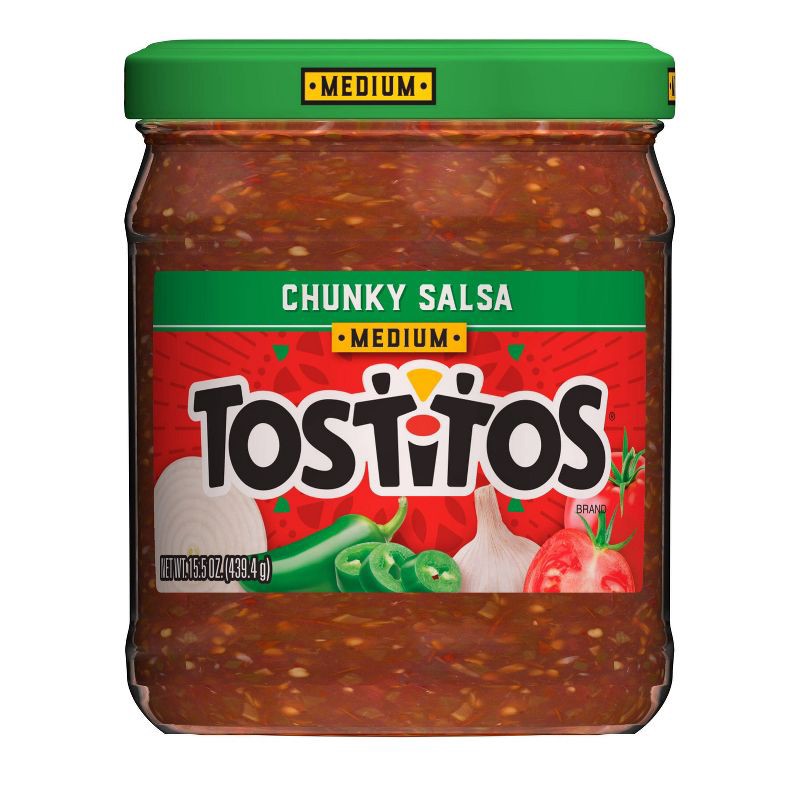 slide 1 of 9, Tostitos Chunky Salsa Medium - 15.5oz Dip, 15.5 oz