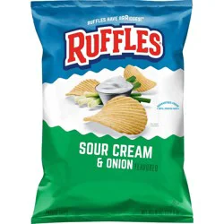 Ruffles Sour Cream & Onion Chips - 8oz