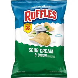 Ruffles Sour Cream & Onion Chips - 8oz