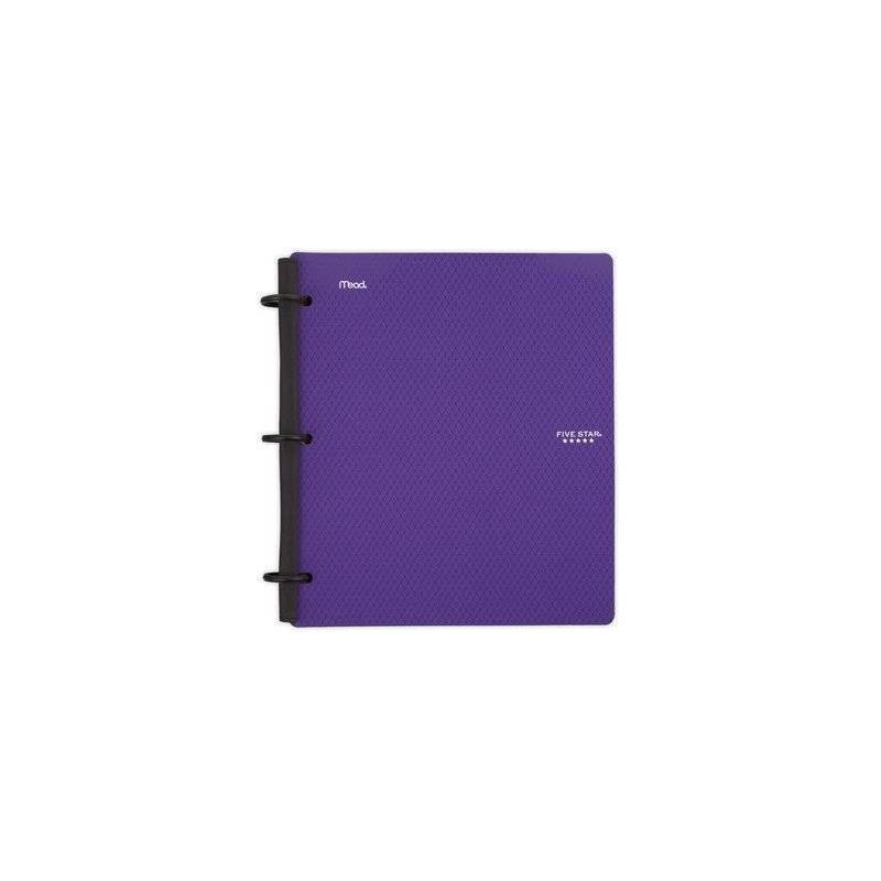 slide 13 of 18, Five Star 100pg College Ruled Refillable 1" Notebinder Flex (Colors May Vary): Lined Paper, Flexible Cover, 8.5x11 Inches, 1 ct