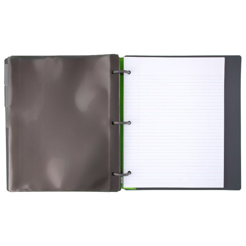 slide 16 of 18, Five Star 100pg College Ruled Refillable 1" Notebinder Flex (Colors May Vary): Lined Paper, Flexible Cover, 8.5x11 Inches, 1 ct