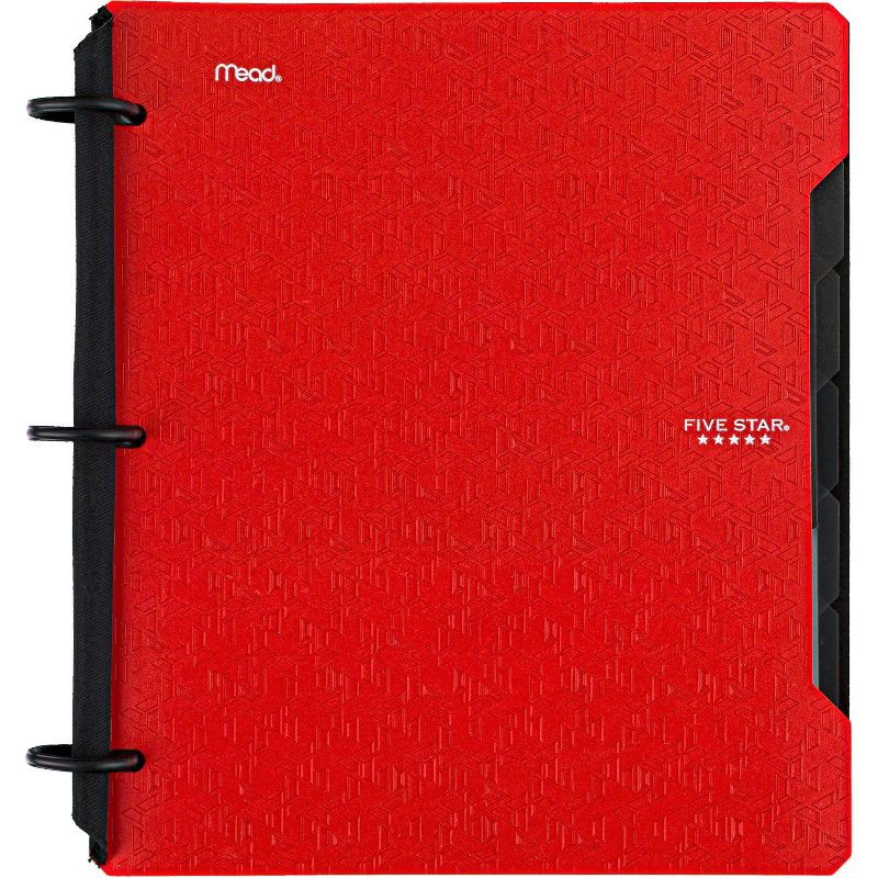 slide 10 of 18, Five Star 100pg College Ruled Refillable 1" Notebinder Flex (Colors May Vary): Lined Paper, Flexible Cover, 8.5x11 Inches, 1 ct