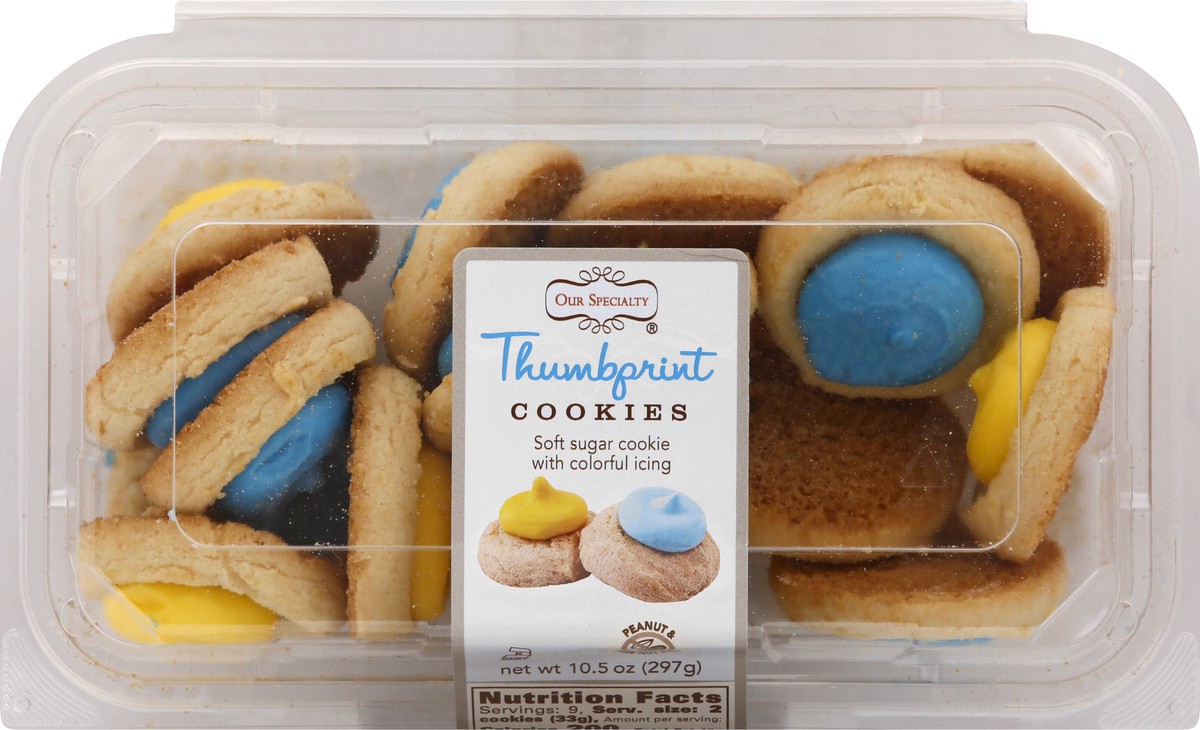 slide 12 of 13, Our Specialty Treat Shop Thumbprint Cookies 10.5 oz, 10.5 oz