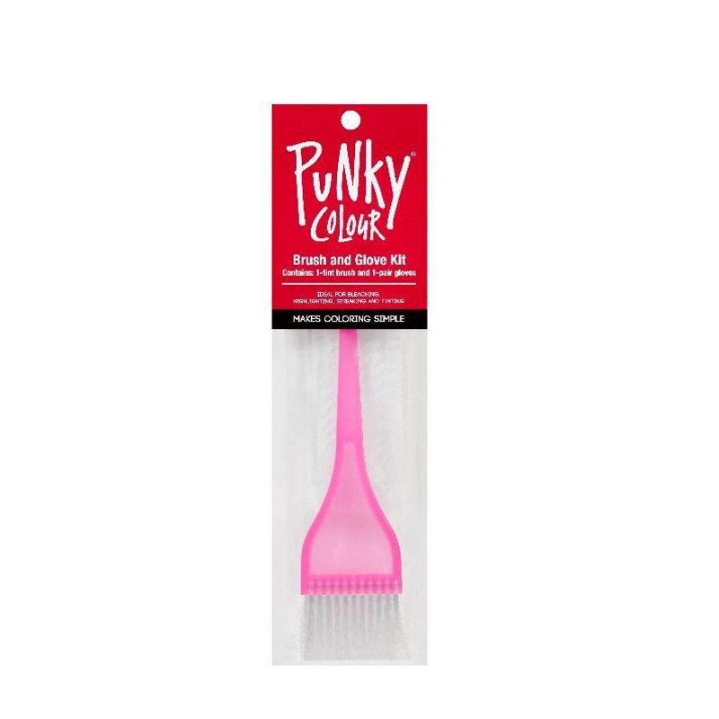 slide 1 of 3, Punky Colour Hair Coloring Brush and Glove Kit - 2ct, 1 ct
