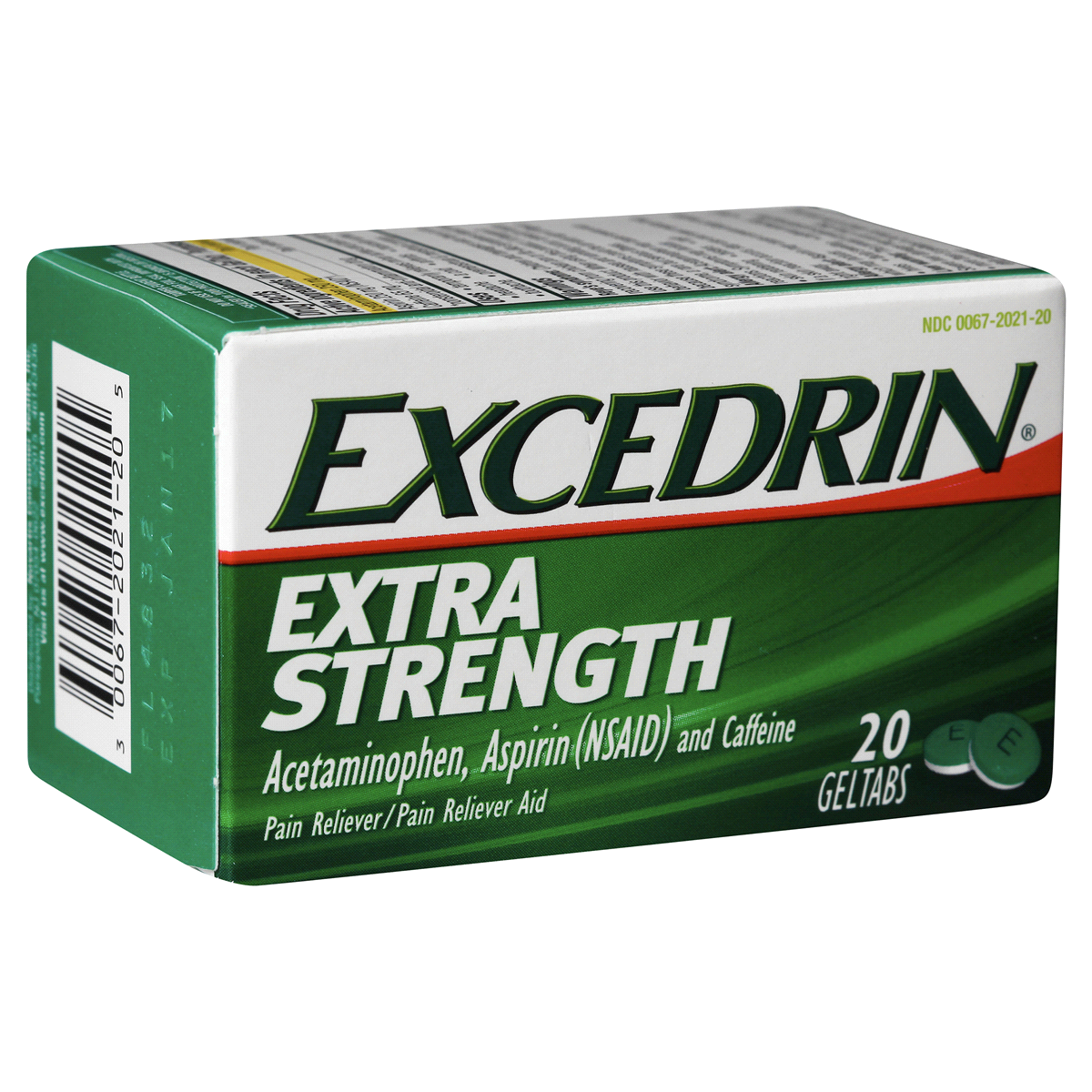 slide 3 of 11, Excedrin Extra Strength Pain Reliever Gel Tabs Acetaminophen Aspirin Nsaid, 20 ct
