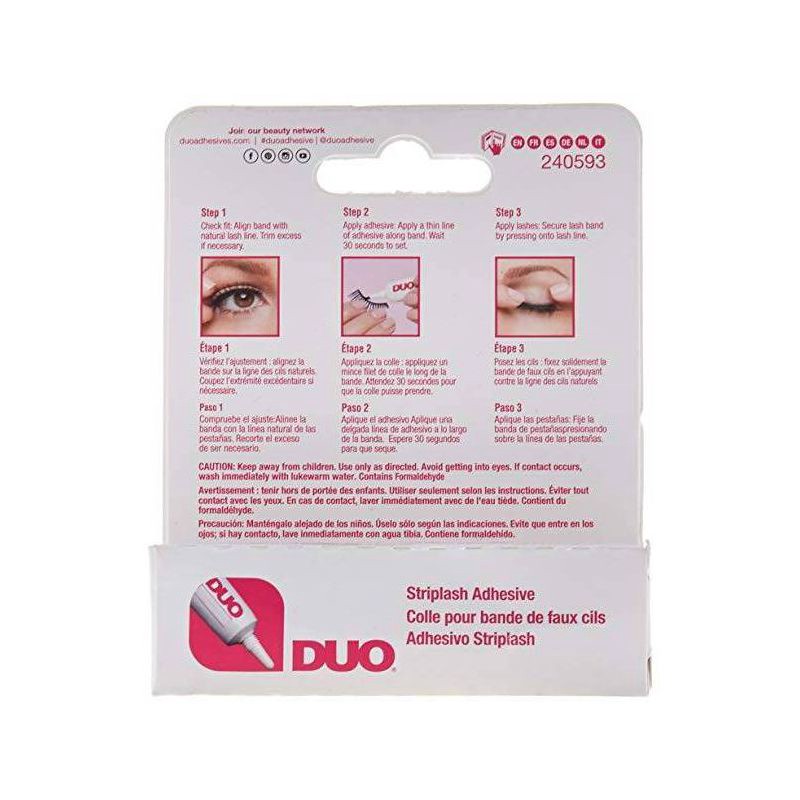 slide 3 of 3, DUO Adhesive Lash Adhesive - Dark - 0.25oz, 0.25 oz