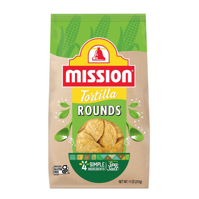 slide 1 of 6, Mission Rounds Tortilla Chips - 11oz, 11 oz