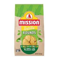 Mission Round Yellow Corn Tortilla Chips - 11oz