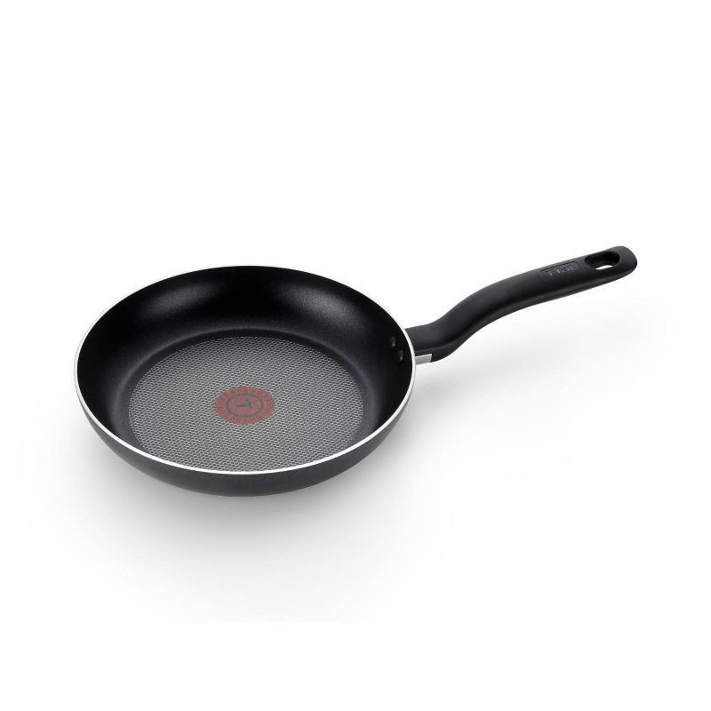 slide 2 of 10, T-fal 12.5" Frying Pan, Simply Cook Nonstick Cookware Black: Ergonomic Stay-Cool Handle, Oven & Dishwasher Safe, 1 ct