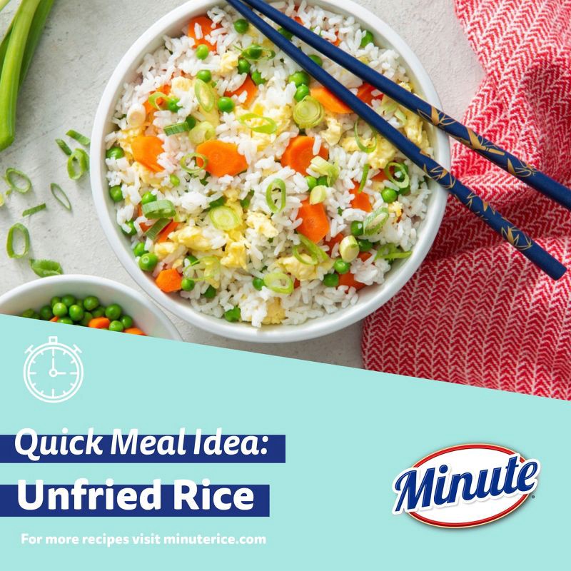 slide 6 of 9, Minute Rice Minute Instant White Rice - 14oz, 14 oz