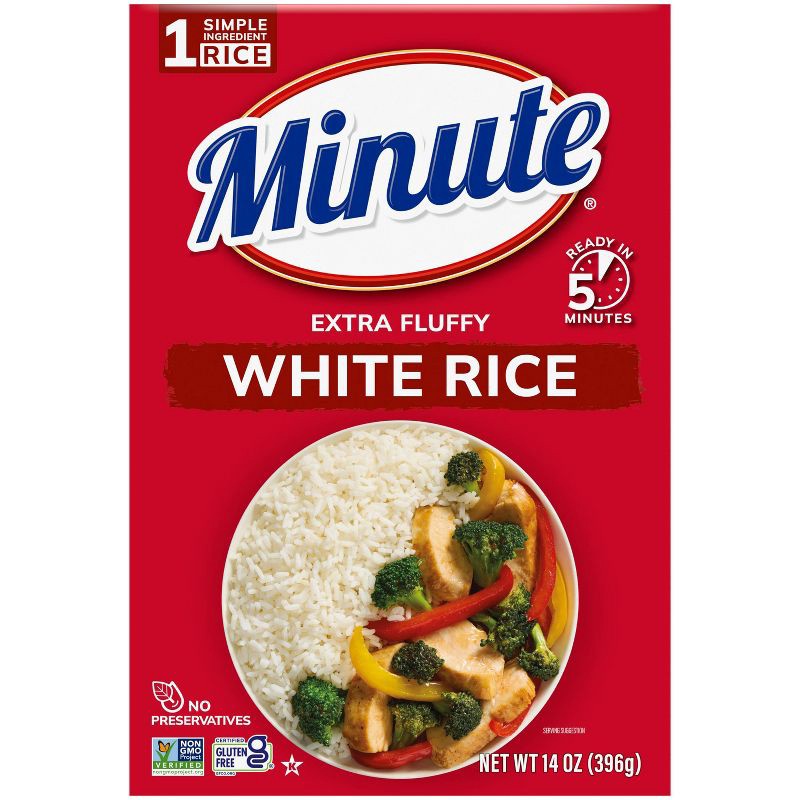 slide 1 of 9, Minute Rice Minute Instant White Rice - 14oz, 14 oz