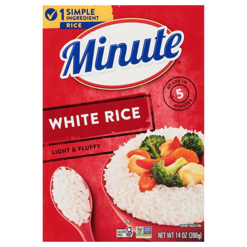 slide 1 of 9, Minute Rice Minute Instant White Rice - 14oz, 14 oz