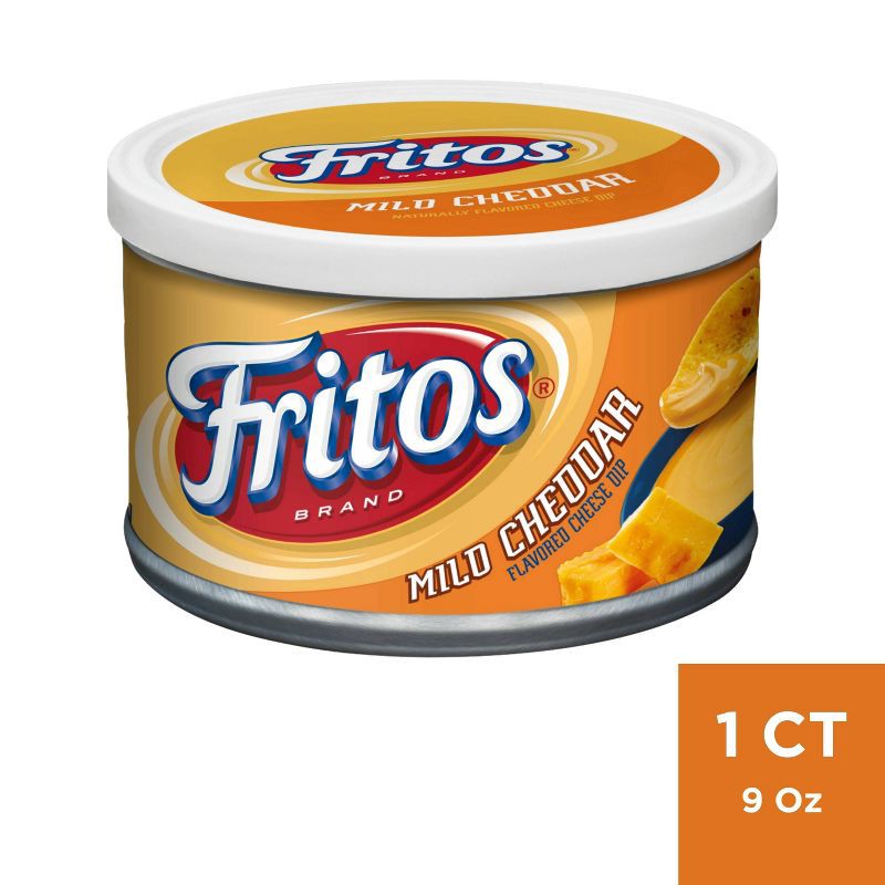 slide 1 of 3, Fritos Mild Cheddar Dip - 9oz, 9 oz