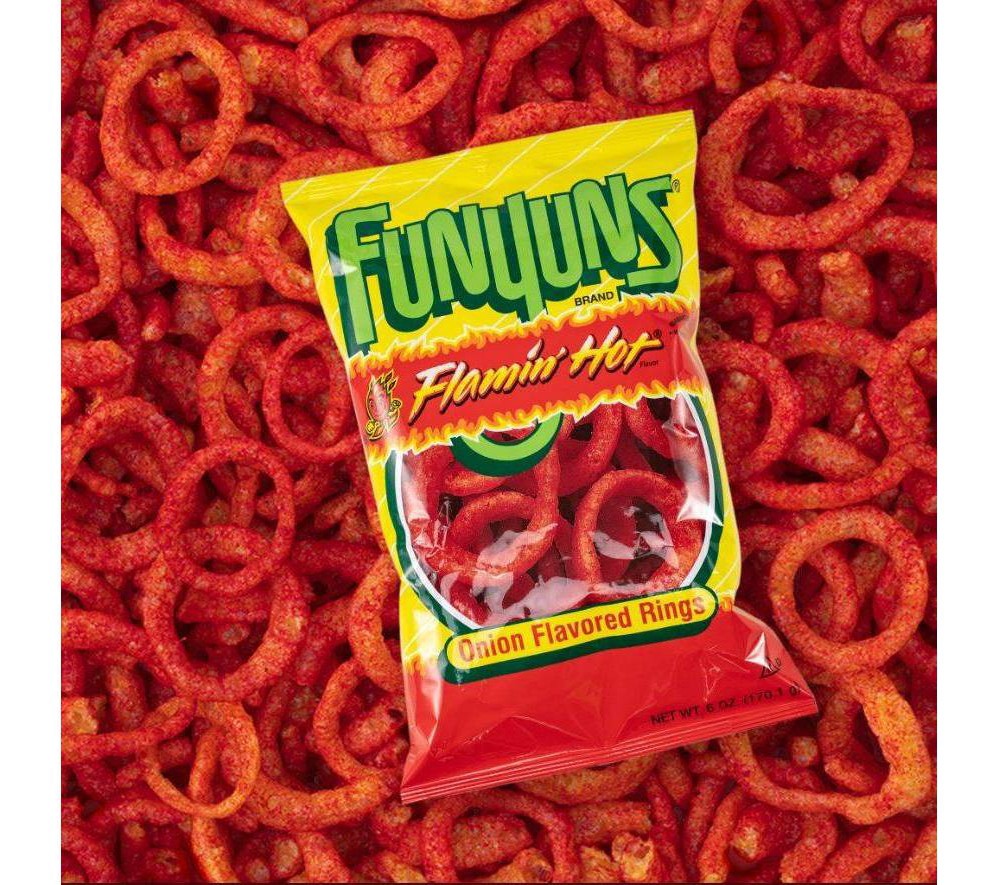 Funyuns Flamin Hot Flavored Onion Rings 6 oz 6 oz Shipt