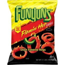 Funyuns Flamin' Hot Onion Flavored Rings - 5.25oz