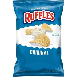 Ruffles Original Flavor Ridged Potato Chips - 8.5oz: Gluten-Free
