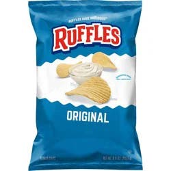 Ruffles Original Flavor Ridged Potato Chips - 8.5oz: Gluten-Free