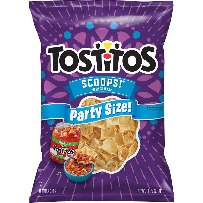 slide 1 of 4, Tostitos Scoops! Tortilla Chips - 14.5oz, 14.5 oz