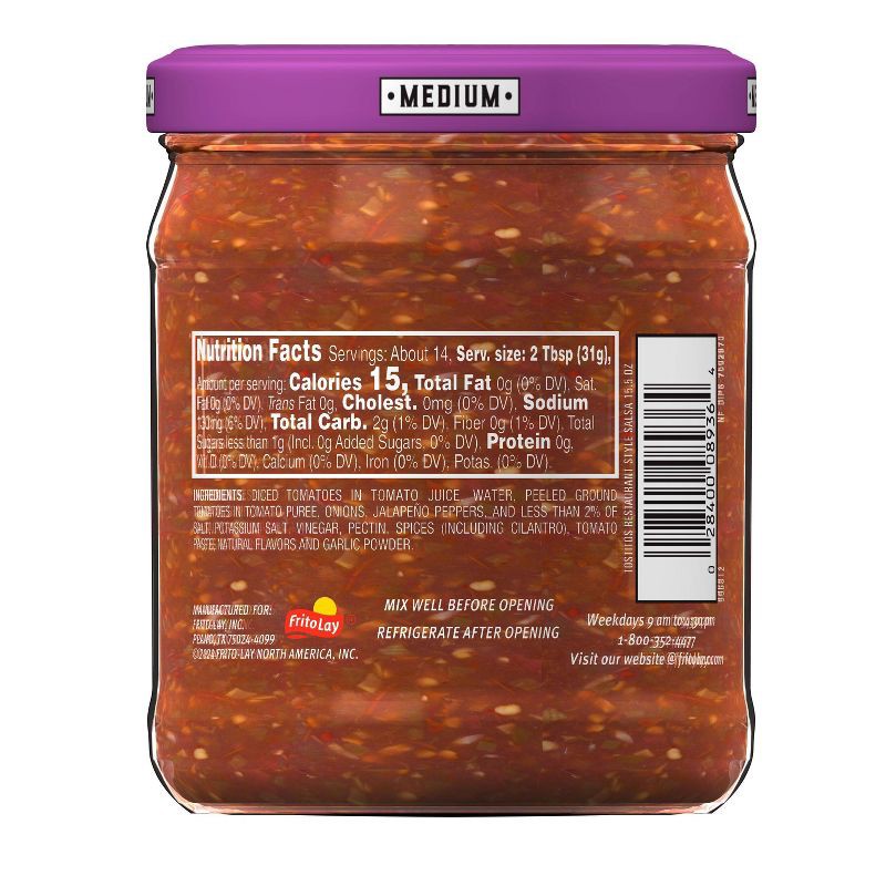 slide 2 of 9, Tostitos Restaurant Style Salsa Dip - 15.5oz, 15.5 oz