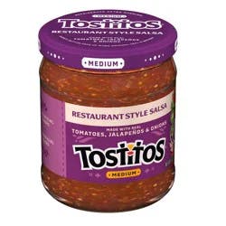 Tostitos Restaurant Style Salsa Dip - 15.5oz: Medium Spice Level