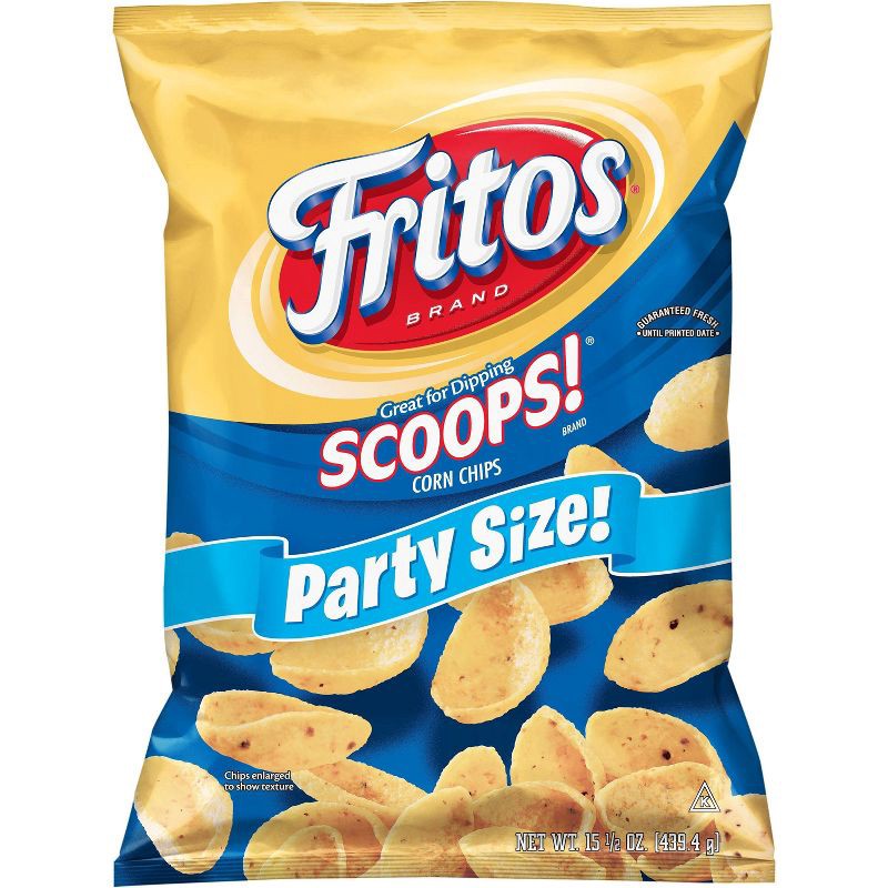 slide 1 of 3, Fritos Scoops! Corn Chips - 15.50oz, 15.5 oz