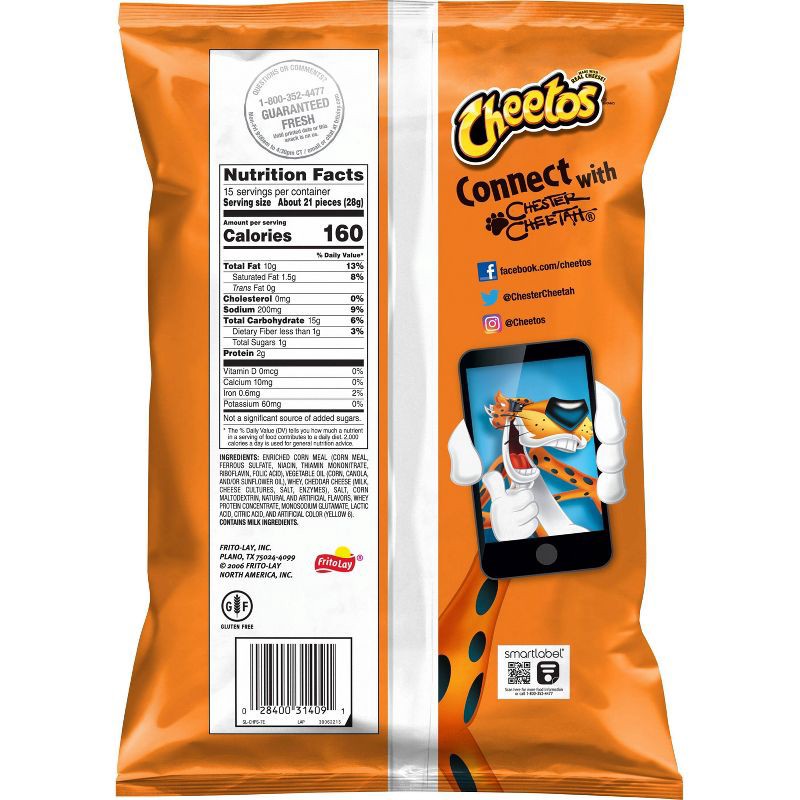 slide 2 of 5, Cheetos Crunchy Cheese Flavored Party Size Snacks - 15oz, 15 oz