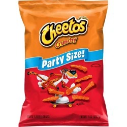Cheetos Crunchy Cheese Flavored Party Size Snacks - 15oz