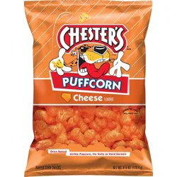 Chester's Puffcorn Cheese Puffed Corn Snacks - 4.25oz