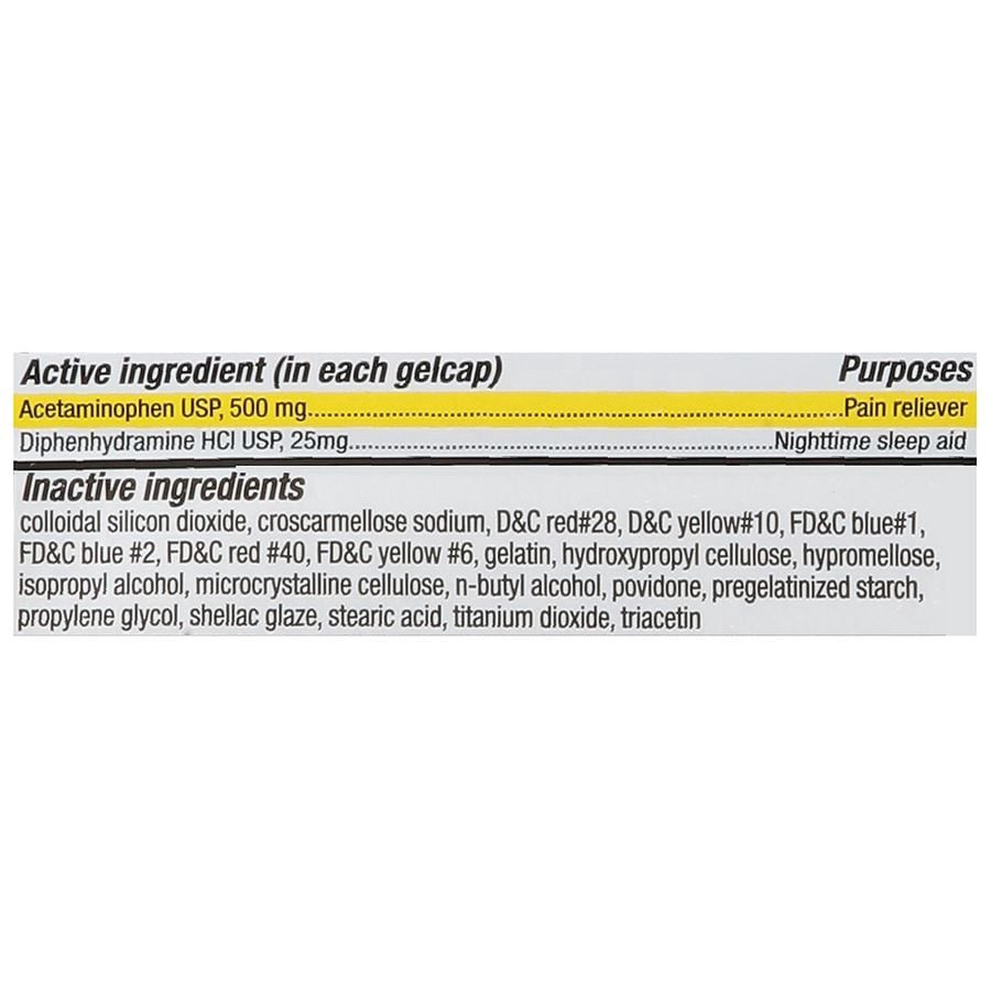 slide 2 of 3, Walgreens Pain Reliever PM Extra Strength Rapid Release Gelcaps, 375 ct