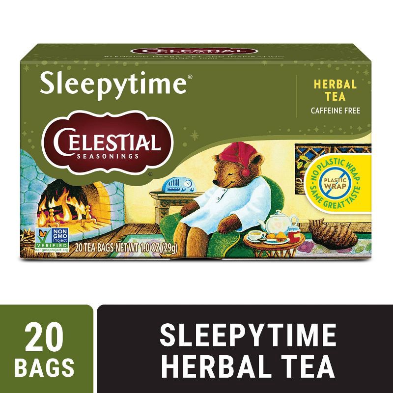 slide 2 of 4, Celestial Seasonings Sleepytime Herbal Tea Bags - Caffeine Free - 20ct, 20 ct