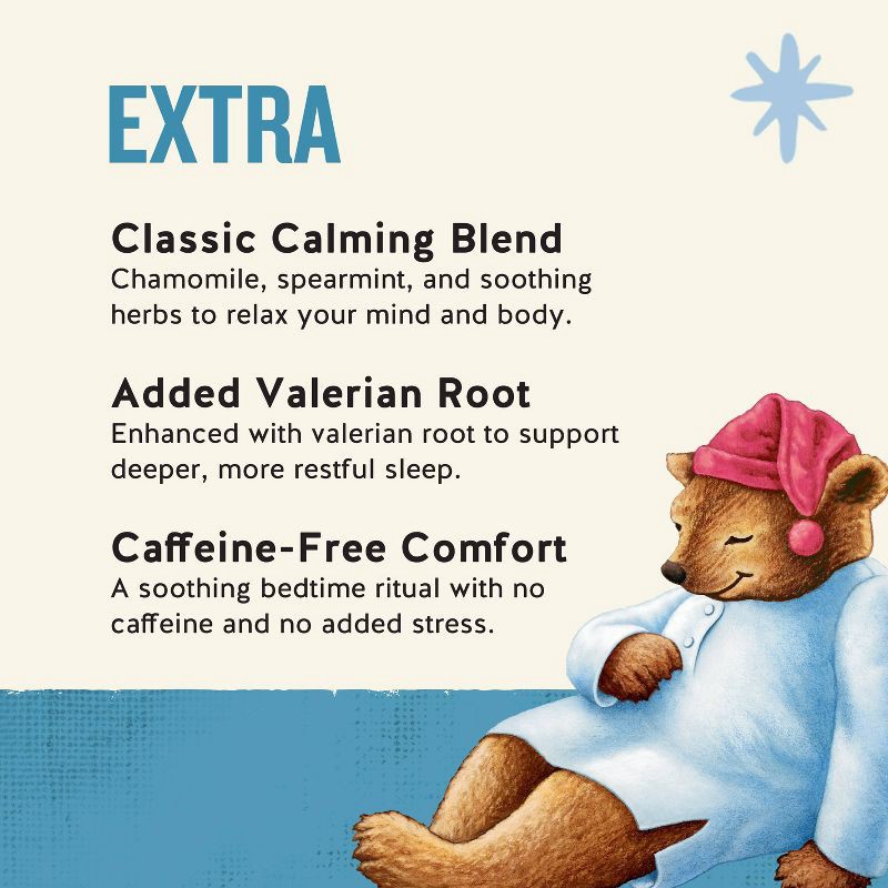slide 5 of 6, Celestial Seasonings Sleepytime Extra Wellness Tea Bags - Caffeine Free - 20ct, 20 ct