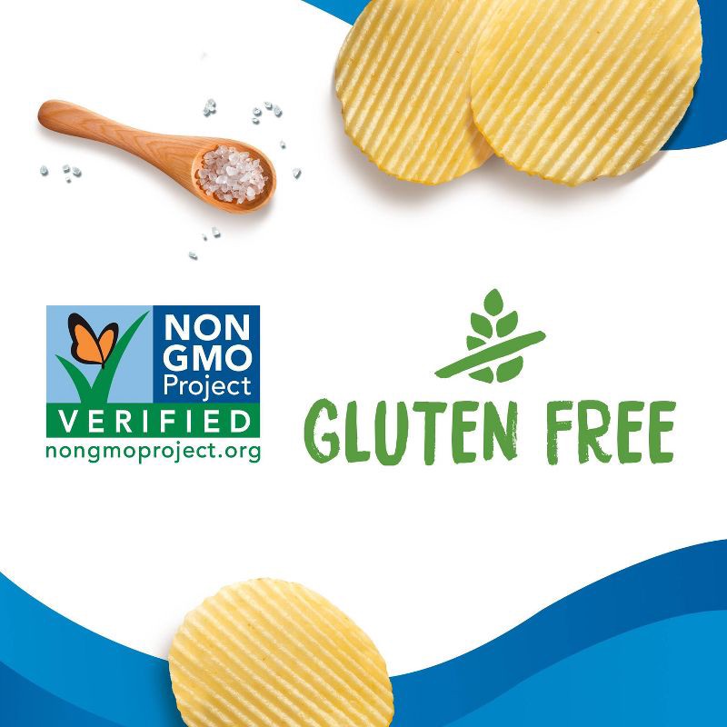 slide 8 of 8, Simply Ruffles Sea Salted Potato Chips - 8oz, 8 oz