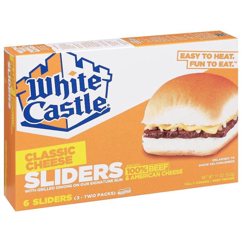 slide 3 of 5, White Castle Microwavable Frozen Cheeseburgers - 11oz/6pk, 11 oz, 6 ct