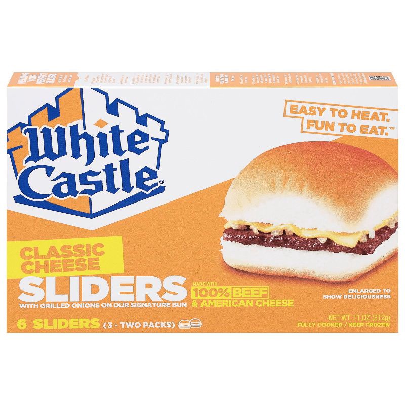 slide 1 of 5, White Castle Microwavable Frozen Cheeseburgers - 11oz/6pk, 11 oz, 6 ct