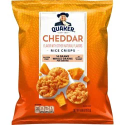 Quaker Cheddar Gluten Free Popped Rice Crisps - 6.06oz